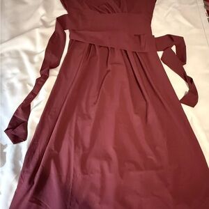 HALARA Burgundy Maxi Dress